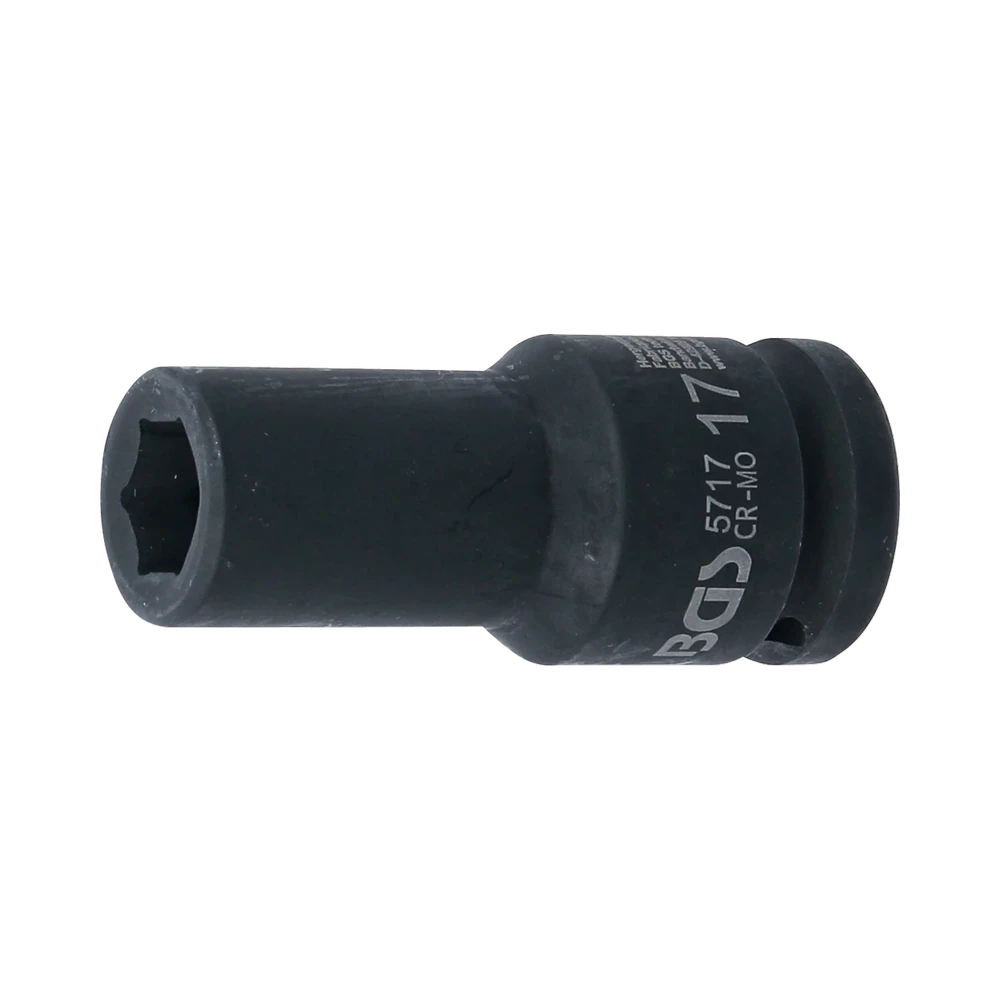 cheie-tubulara-impact-17-3-4-lunga-bgs.webp Tubulară lungă de impact BGS, 17 mm, 3/4", BG-5617 - imagine 1