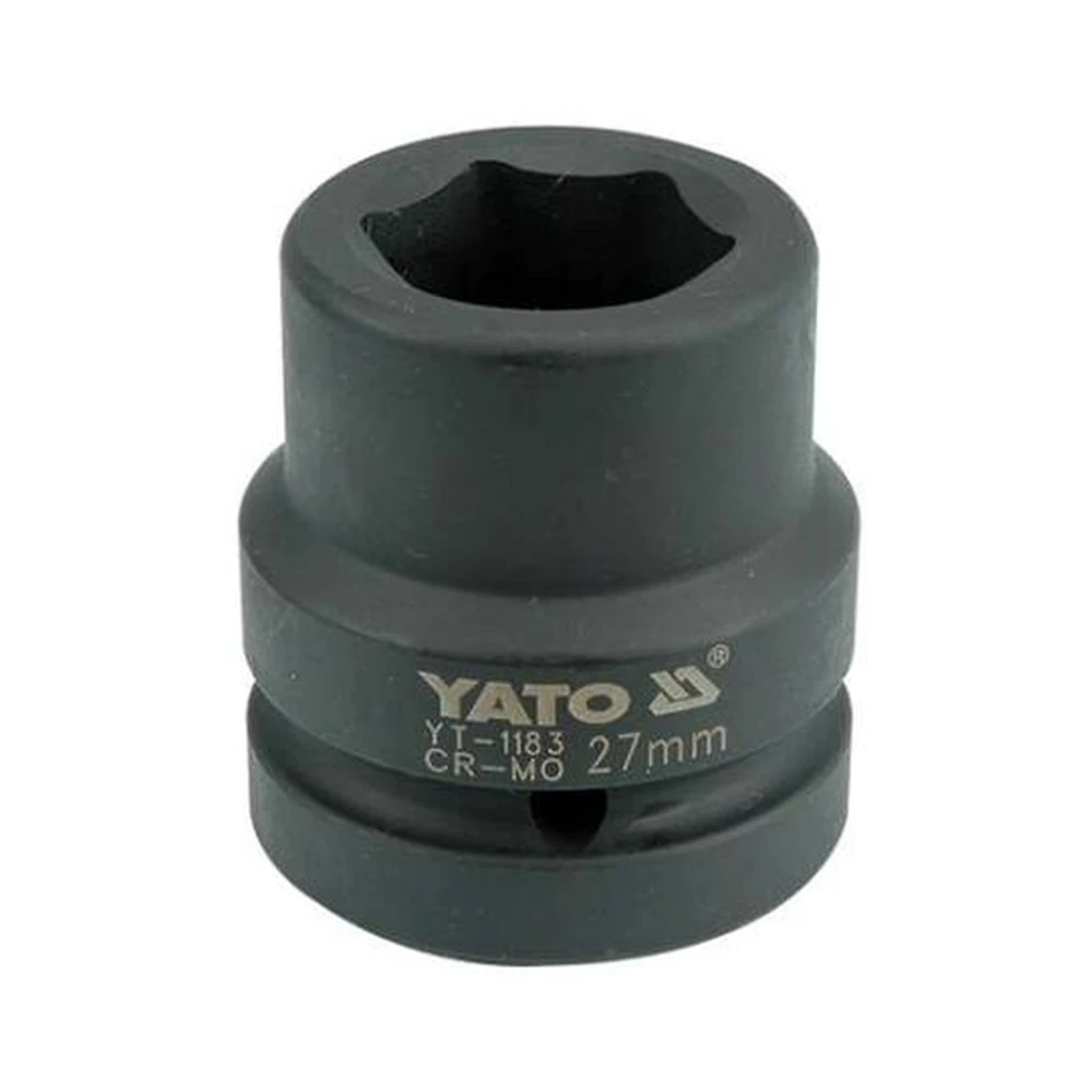 cheie-tubulara-impact-27-3-4-scurta-yt-1077-yato.webp Tubulară de impact YATO, 27 mm, 3/4", YT-1077 - imagine 1