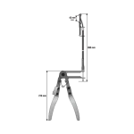 Clește pentru coliere furtun cu cablu, 210 mm, YT-0677, YATO - imagine 2