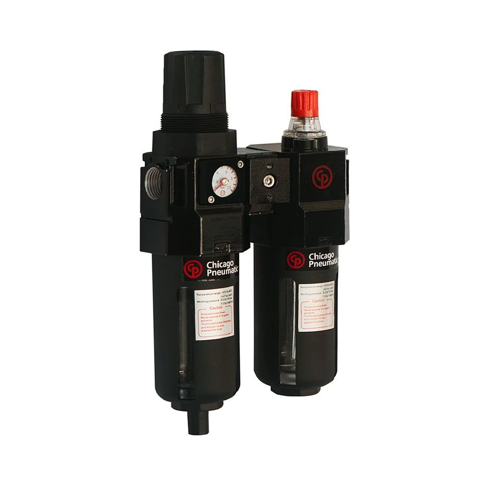 cq5dam. Filtru regulator lubrificator FRL, 1/2" BSP, 15 bar, 8940171929, Chicago Pneumatic - imagine 1