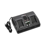 Încărcător dublu pentru acumulatori Li-Ion 18 V, 2.2 A, YATO, YT-828499 - imagine 4