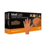 Mănuși nitril portocalii Ideall Grip+ (50 buc./cutie), Mercator Medical - imagine 2