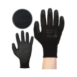 Mănuși de lucru negre Tech Black, Mercator Medical - imagine 3