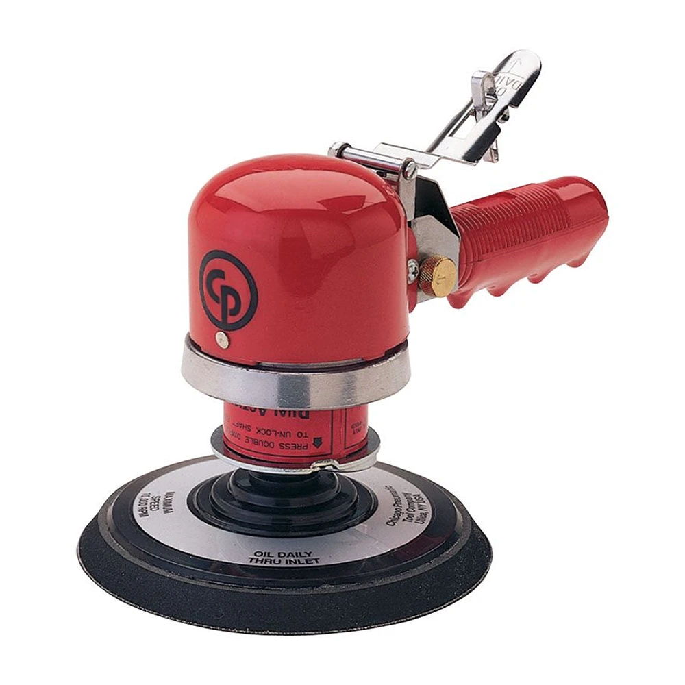 masina de slefuit orbitala cu dubla actionare - 150 mm, chicago pneumatic 3 Șlefuitor pneumatic orbital Chicago Pneumatic, Ø150 mm, CP870 - imagine 1