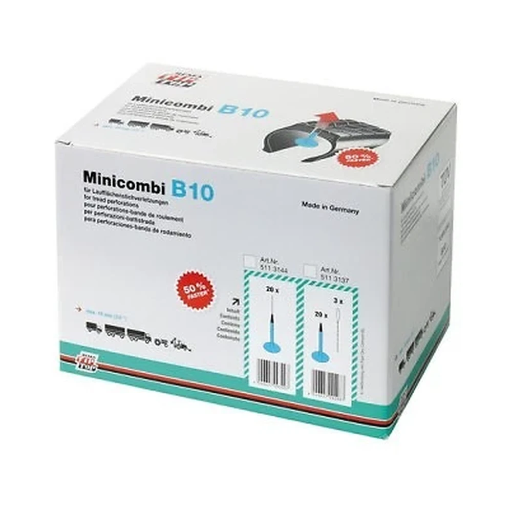 tip-top-minicombi-b-10-ciuperca-20buc-cutie-rema-tip-top.webp Petic anvelopă tubeless Minicombi B 10, 10 mm, 5113144, Rema Tip Top - imagine 1