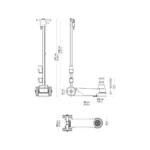 Cric hidropneumatic 60/30/18 t, Cattini Yak 315/L - imagine 2