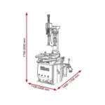 Mașină automată de dejantat 10–30″, Cormach, F 470S - imagine 2