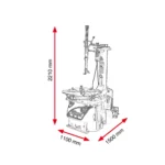 Mașină semiautomată de dejantat 12–30″, Cormach, F 528S GT MI - imagine 2