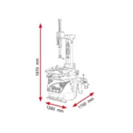Mașină automată de dejantat cu sistem Leverless, Cormach, F 535S – F 535S GT - imagine 2