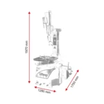 Mașină automată de dejantat Leverless pentru anvelope Run Flat și Low Profile, Cormach, F 535S – F 535S GT - imagine 2