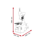 Mașină semi-automată de dejantat 10–24″, Cormach, New B 124 - imagine 2