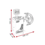 Mașină de echilibrat roți pentru motociclete, Cormach, Moto MEC - imagine 2
