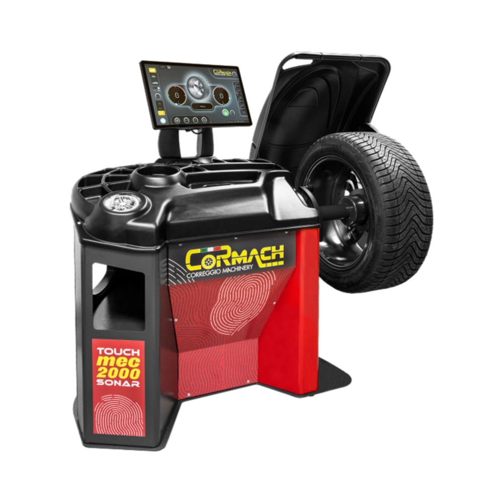 cormach-masina-de-echilibrat-new-touch-mec-2000s-02-1.webp Mașină de echilibrat roți cu ecran tactil, Cormach, New Touch MEC 2000S - imagine 1
