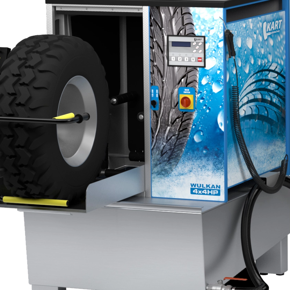 masina-pentru-spalat-roti-kart-wulkan-4x4-hp-01-1.webp Mașină de spălat roți cu încălzire și stabilizare pneumatică, Wulkan 4x4 HP - imagine 1
