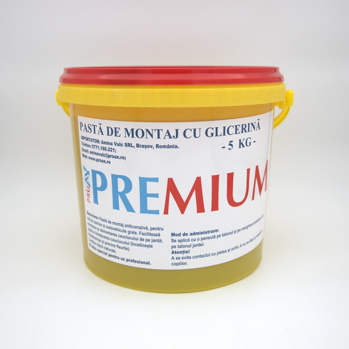 prx01686-pasta-montaj-glicerina-proax-premium-5-kg-01 Pastă montaj anvelope cu glicerină Premium, 5 kg, PROAX - imagine 1